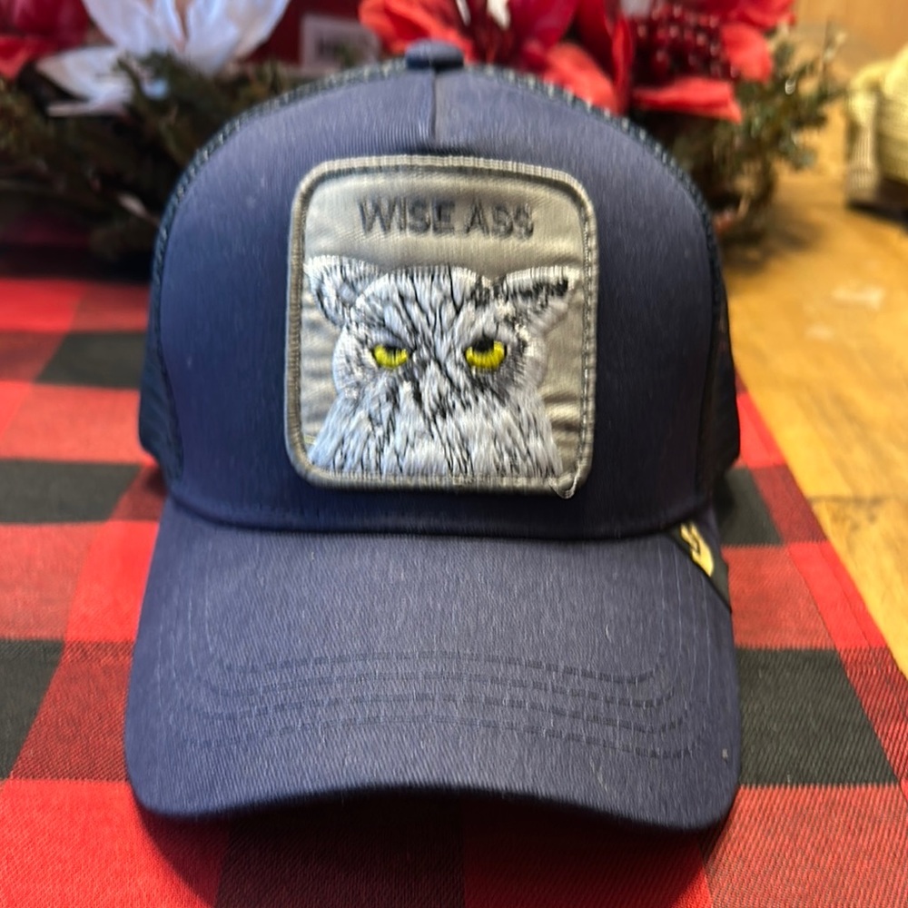 Goorin Bros Blue Wise Ass Trucker Hat